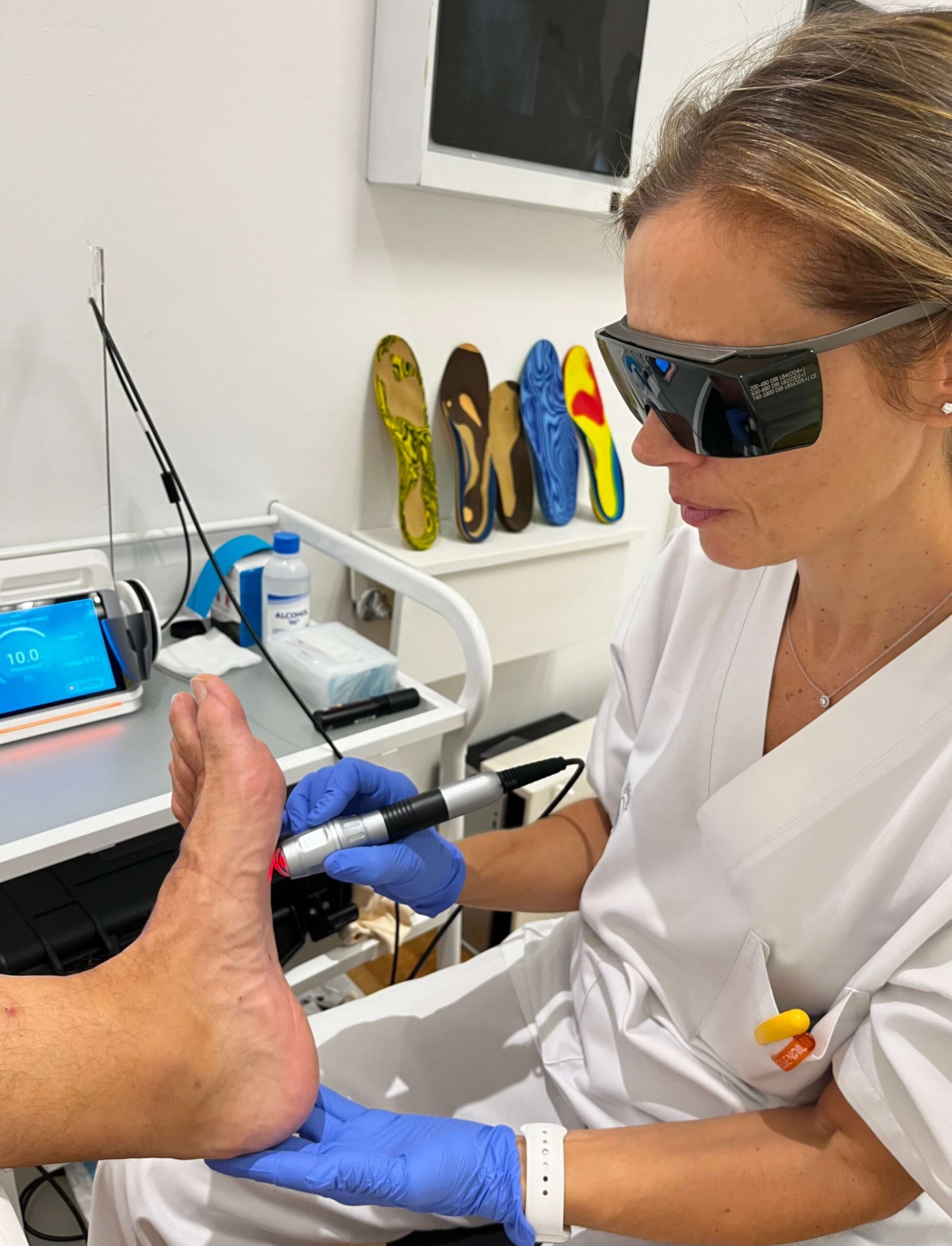 Terapia Con Láser De Diodo Clínica Podología Footlab
